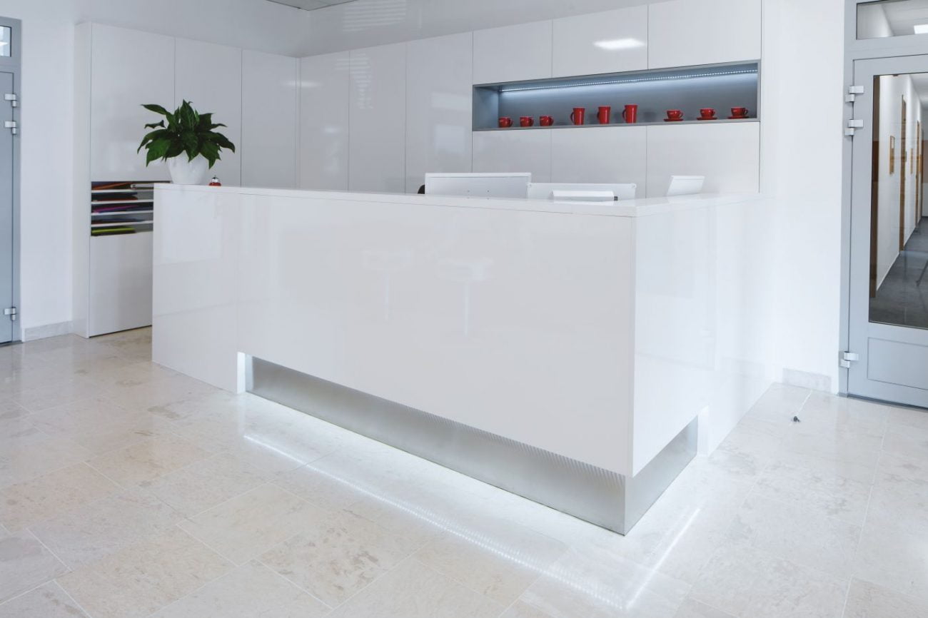 Recepce a&nbsp;kancelář