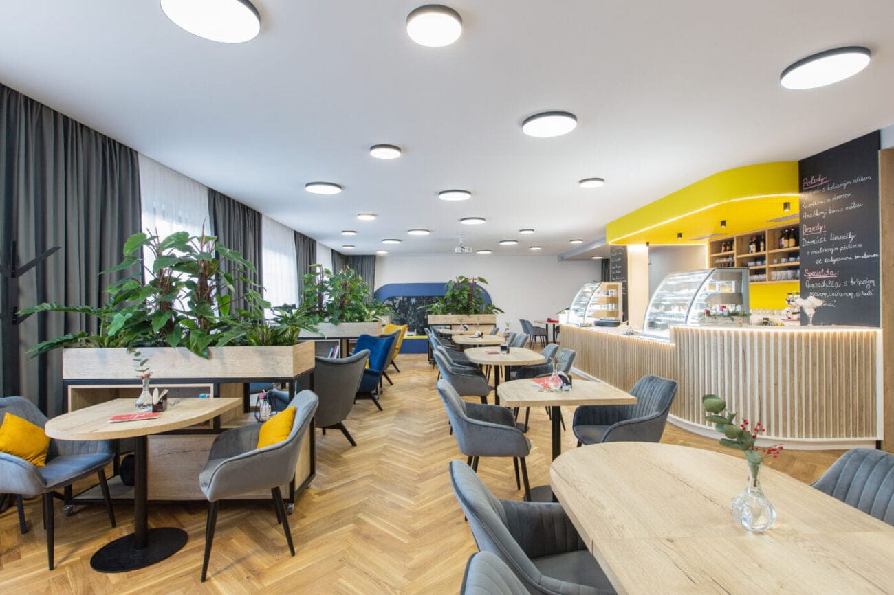 Interiér restaurace Restovna