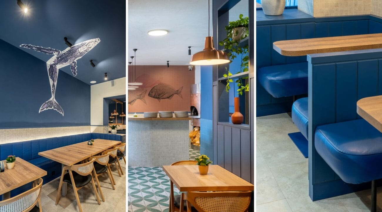 Interier restaurace pizzerie