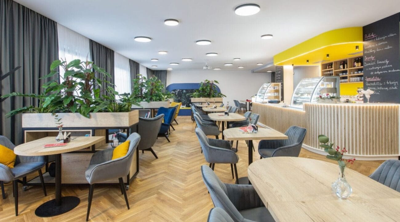 interiér restaurace